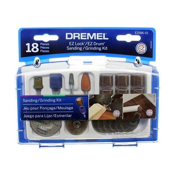 Kit De Lijado Y Esmerilado Dremel Ez-lock - 18 Piezas