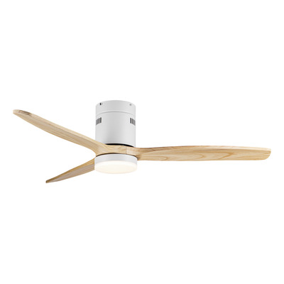 Ventilador De Techo 3 Palas Blanco Con Led 301a Control Laft