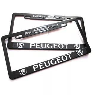 Portaplacas Peugeot 3008 108 308 Traveller 2 Pzs Envío G