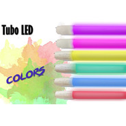 Lampada Tubo Led 9w Colorida 9 Cores A Escolha 60 Cm