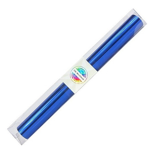 Rollo Papel Metalizado Foil Multicolor Laminadora 10 Mts Color Azul