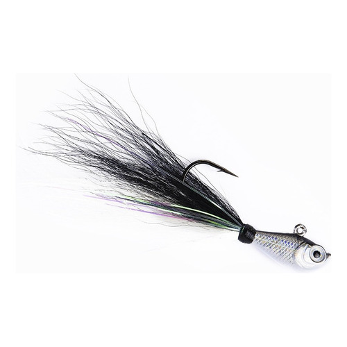 Sea Sports Streamer Jig, cebo inferior de 30 g, varios colores, color 02 BW