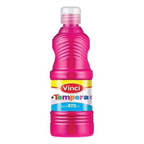 Pintura Tempera Lavable Cartel Vinci Colores Surtidos 473ml Color Blanco