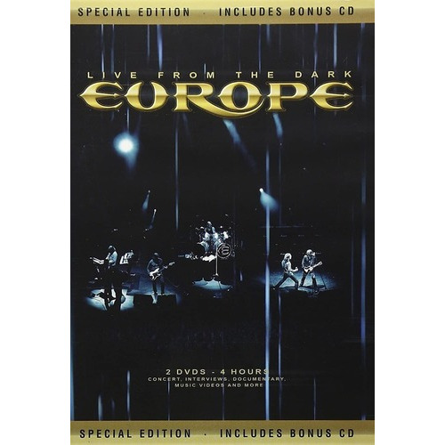 Europe Live From The Dark 2dvd+cd Imp.nuevo Cerrado En Stock