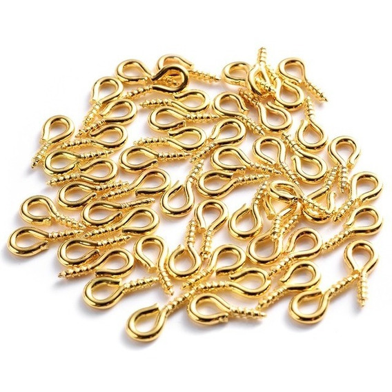 Mini Armellas Cerradas Cancamos 8x4mm Pack X 200