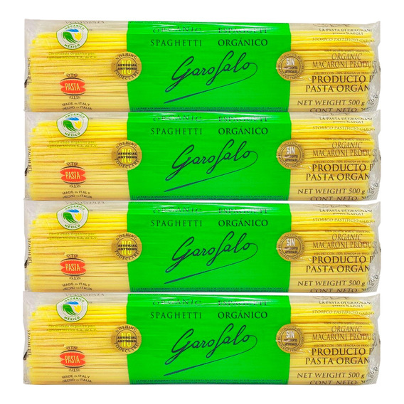 Spaghetti Organico Garofalo 8 Pz De 500g C/u Pasta Italiana