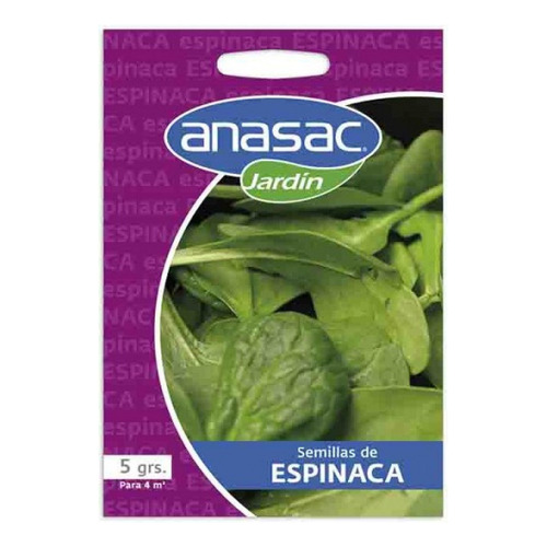 Semillas Espinaca 5 Gr - Anasac - Jardín