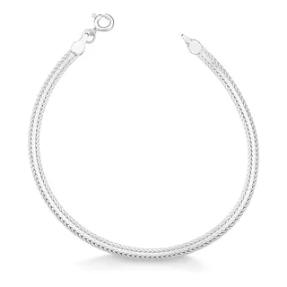 Pulseira Rabo De Raposa Prata 925