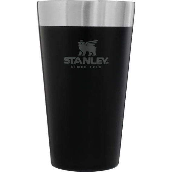 Vaso P/cerveza Stanley Con Destapador 470ml Verano Color Negro Beer Pint