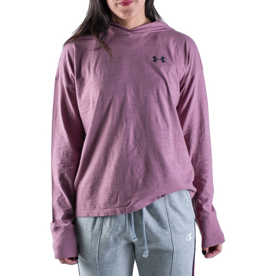 Sudadera Underarmour Mujer Rosa Charged Deportivo 1351790662