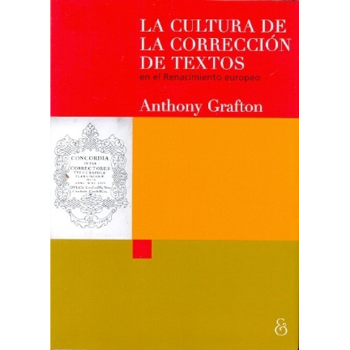 Cultura De La Correccion De Textos En El Renacimiento Europe