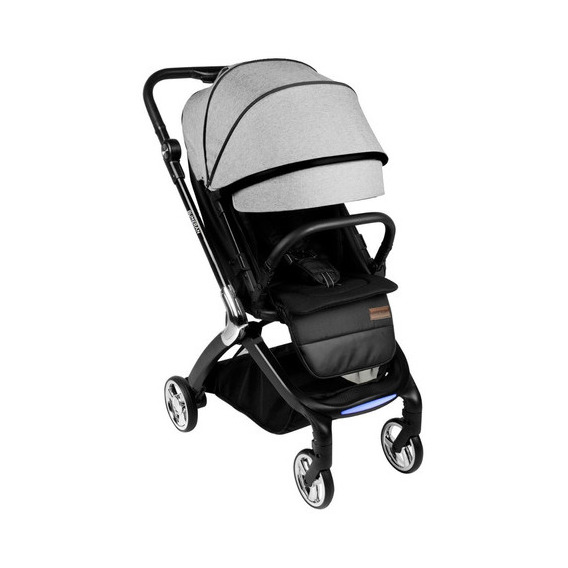 Coche Cuna Bebe Bumeran Mega Baby 360º Convertible Compacto Color Grey