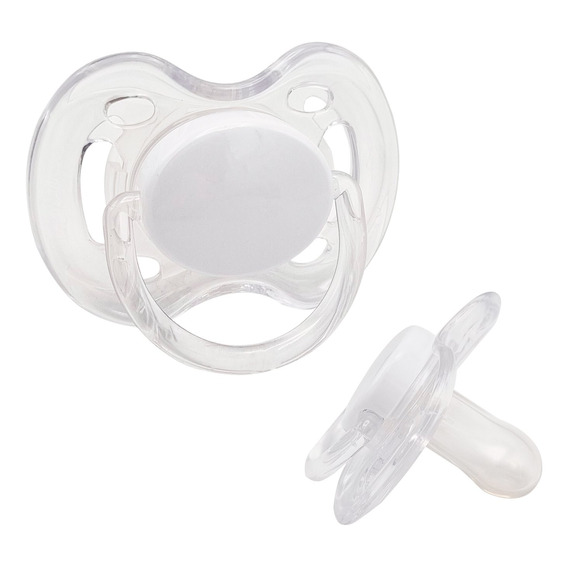 Chupete Bebe Premium Transparente Silicona Ortodontico Atrix