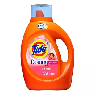 Jabón Liquido Tide + Downy - 59  Lavados 