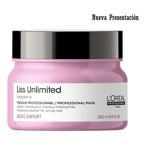 Mascarilla Liss Unlimited Loreal 250ml Prokeratin 