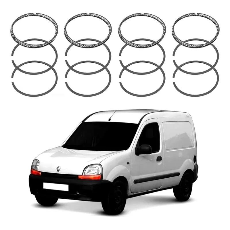 Jogo Anel Do Motor Std Kangoo 1.6 8v 1998 A 2001