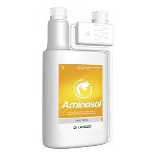 Suplemento Liquido Aminoácido P/ Aves E Suínos Aminosol 1l