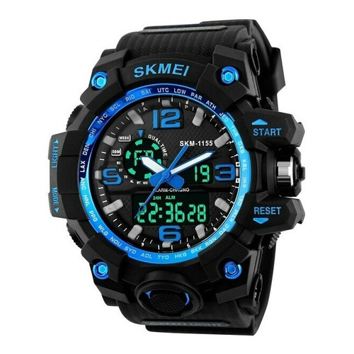 Reloj de pulsera deportivo impermeable Skmei 1155 para hombre