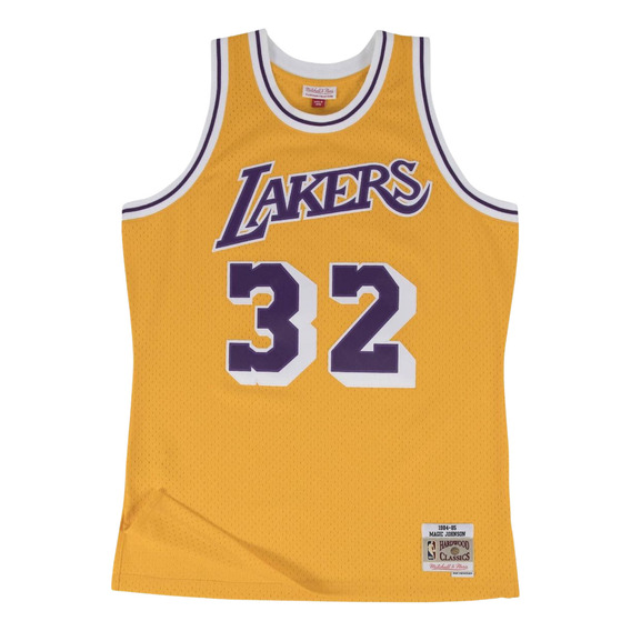 Jersey Hombre Lakers 1984 Magic Johnson Nba Mitchell & Ness