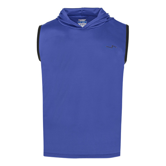 Playera Hombre Sin Manga Deportiva Gym Con Gorro Dry Fit