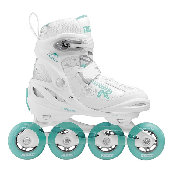 Patines En Línea Moody Tif White Aqua