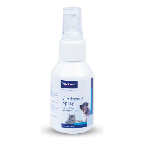 Clorhexin Spray Desinfectante Para Mascotas 120 Ml