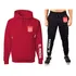 ESTUDIANTES DE LA PLATA BUZO ROJO JOGGING NEGRO
