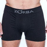 Boxer Zorba Liso Algodón Sin Costura - Pack X6