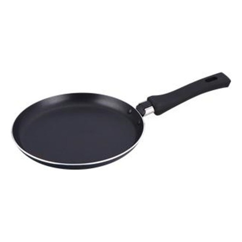 Panquequera Sarten Antiadherente Hudson 22 Cm Teflon Color Negro