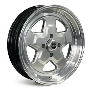 Par De Rodas Weld Pro Star Prata Aro 15 Tala 4 (4x100)