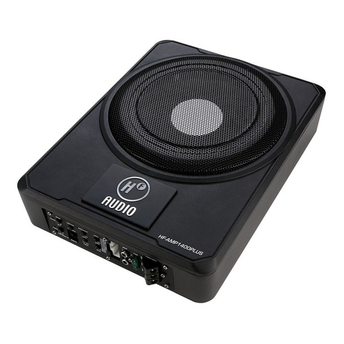 Amplificador 3 En 1 C/woofer 10 Hf Audio Hf-amp1400plus Color Negro