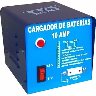 Cargador De Baterias Port. 10 Amp. 6/12v C/salida 12 Volts 