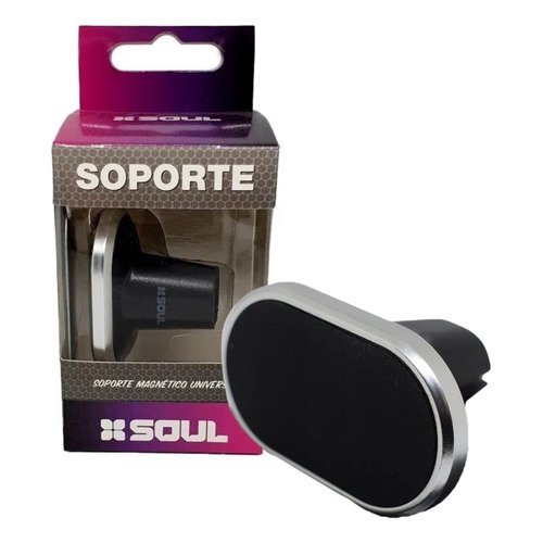 Soporte Universal Para Ventilacion Con Iman Soul Color Negro