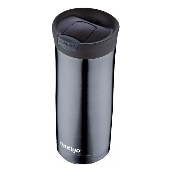 Vaso Termico Contigo Acero Inox Huron Gunmetal 473ml - Rex Color Gris