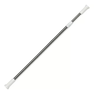 Varal Tubo Pau Extensível Multifuncional 70cm 1,20m Cor Prateado Branco Cromado Liso