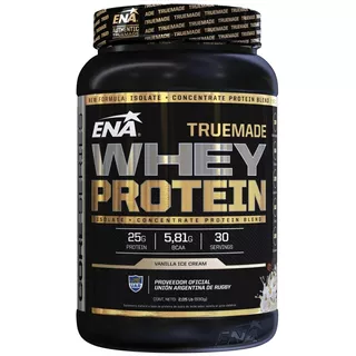 Suplemento En Polvo Ena Sport  True Made Whey Protein Proteínas Sabor Vanilla Ice Cream En Pote De 930g