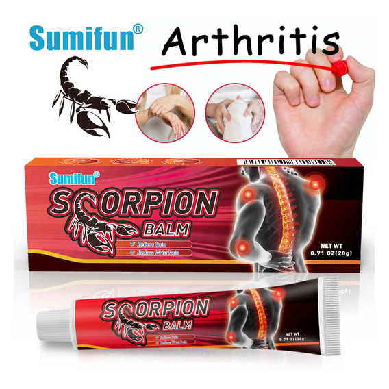 Crema Para Aliviar El Dolor Con Veneno De Escorpión K Sumifu