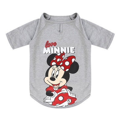 Camiseta Para Mascotas Gris Disney, Minnie Mouse