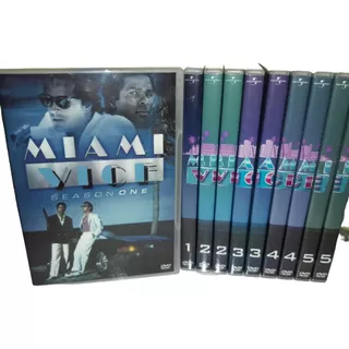 Dvd Box Miami-vice - A Série Completa E Dublada ( 32 Dvds )