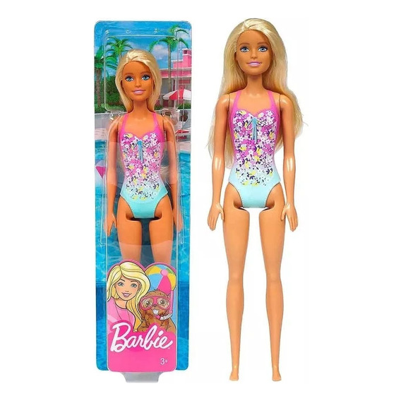 Barbie Playa Traje De Baño Mattel