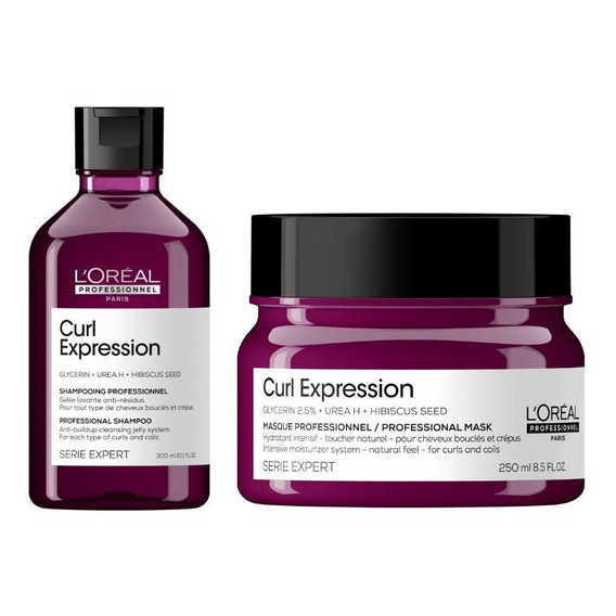 Pack Loreal Pro Curl Expression Shampoo Gel + Mascara