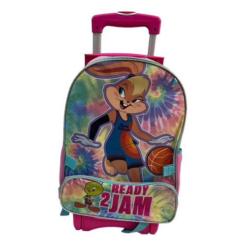 Mochilas Space Jam Con Lonchera Primaria Color Rosa