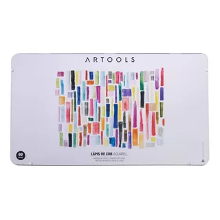 Lápis De Cor Aquarelável 60 Cores Artools Aquarell