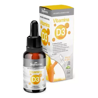 Vitamina D3 8000 Ui/ml - Colecalciferol Sabor Limão 30ml