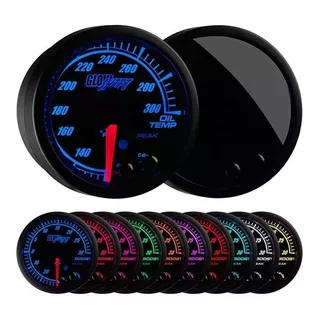 Reloj Temperatura De Aceite 10 Colores Memoria Glowshift Eli