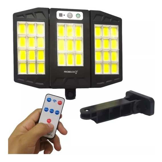 Lampara Solar Led Exteriores Sensor De Moviento Fincas Rural