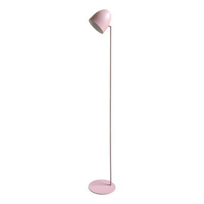 Lampara De Pie Movil Loop Rosa Pastel Diseño Moderno Led Lp