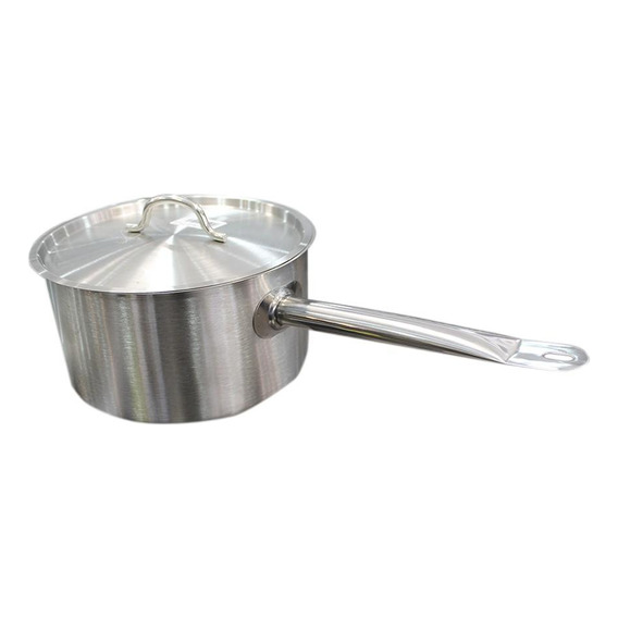 Cazo Alto  Ac.inox C/tapa Y Fondo Difusor 2 Lt. 16*9.5 Cm.