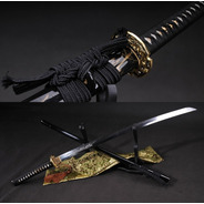 Espada Katana Ryujin Forjada Aço Damasco Afiada Tradicional