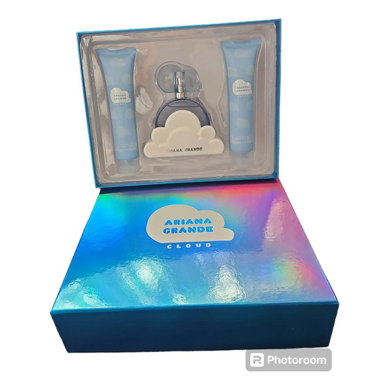 Kit Set Ariana Grande Cloud Edp 100ml Perfume+crema+gel Baño